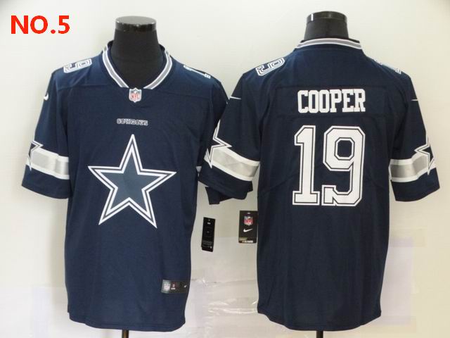 Men's Dallas Cowboys #19 Amari Cooper Jerseys NO.5;